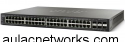 Cisco SG250X-48P 48-Port Gigabit PoE with 4-Port 10-Gigabit Smart Switch