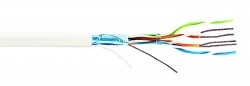Commscope Netconnect Category 5e FTP Cable, 4-Pair, 24 AWG, Solid, PVC, 305m, White P/N: 219413-2