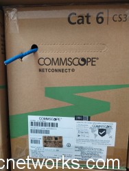 Commscope  Category 6 UTP Cable, 4-Pair, 23 AWG, Solid, CM, 305m, Blue